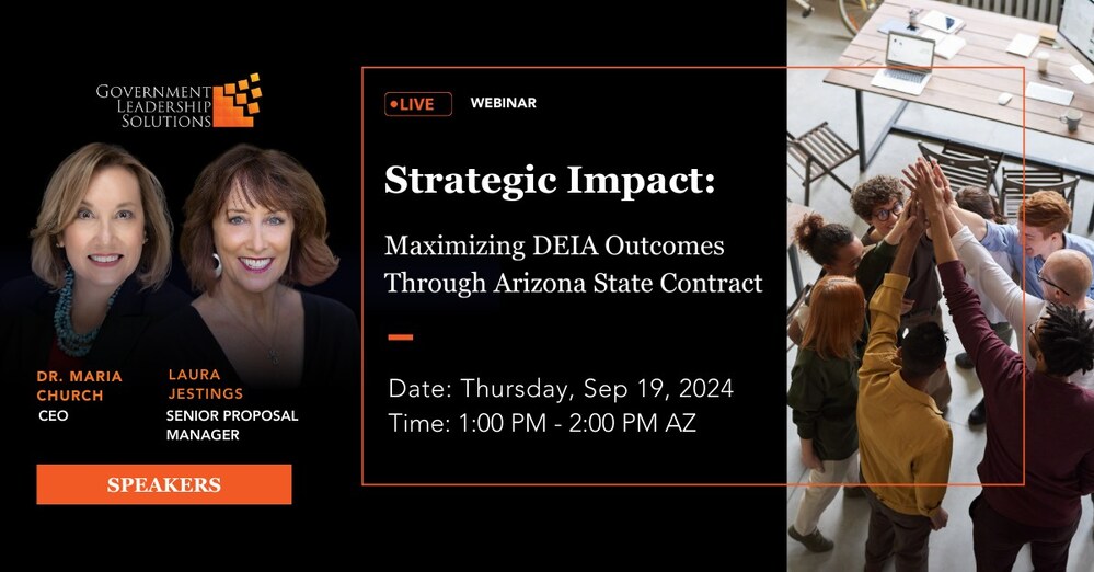 GLS team celebrates securing an Arizona state contract for local government consulting and executive leadership services.