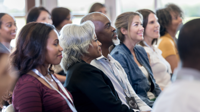Local government professionals participating in leadership development